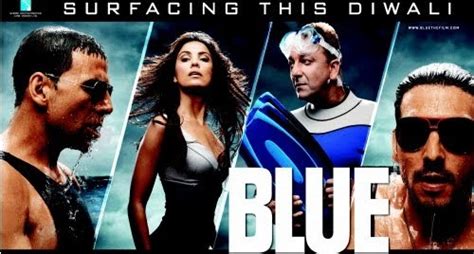 hindi blue film audio|blue movie review.